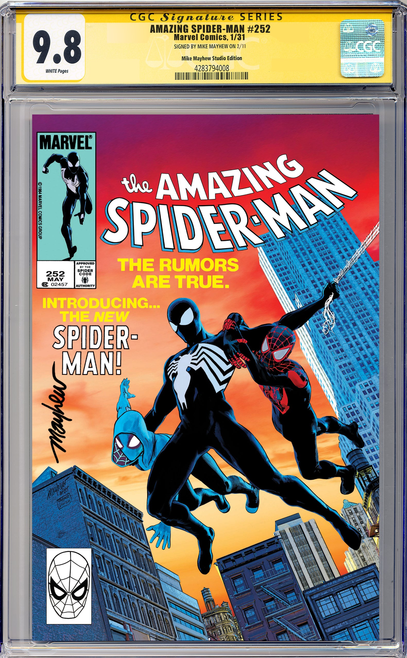 AMAZING SPIDER-MAN #252 FACSIMILE EDITION buy CGC 9.6