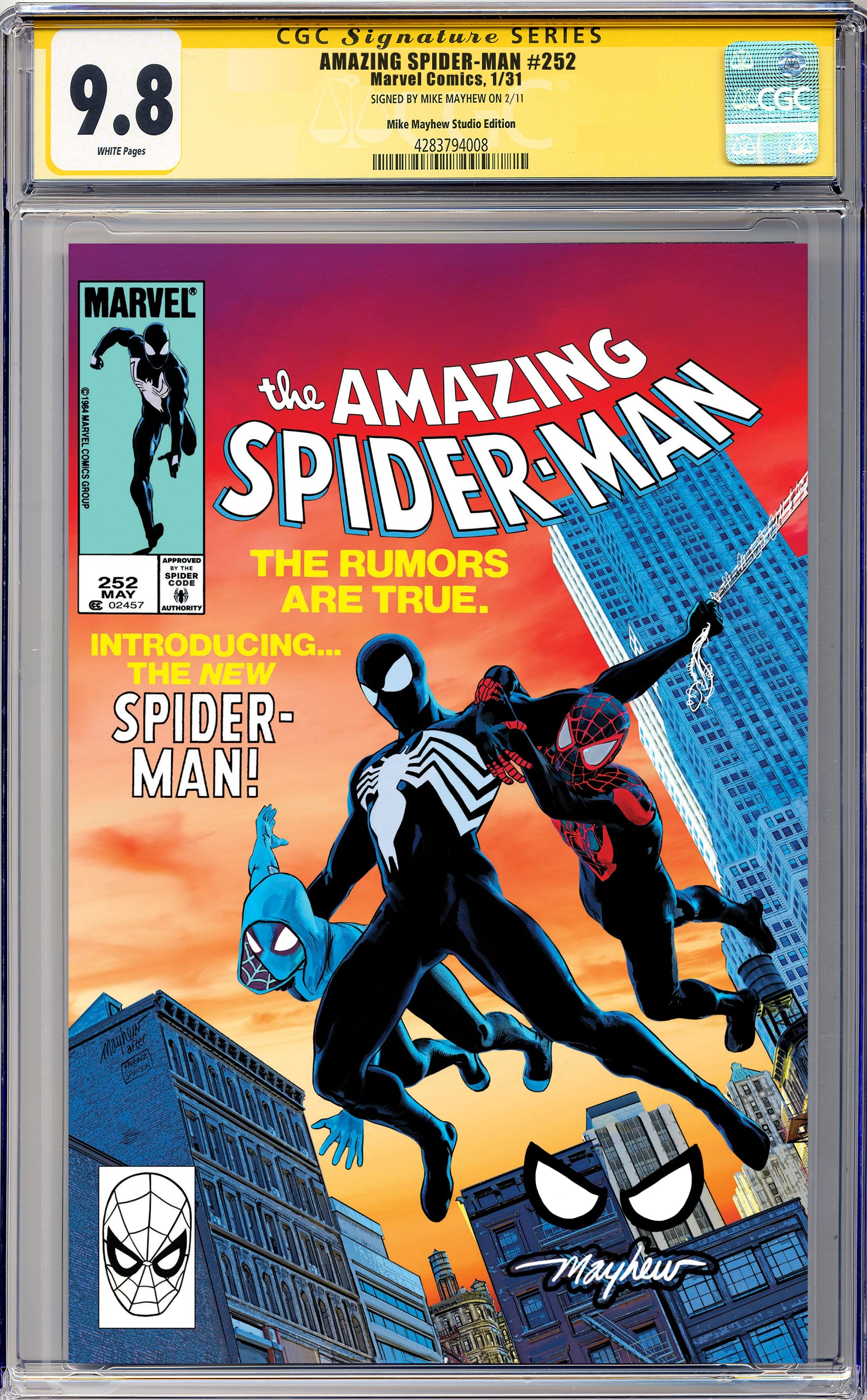 Spider-Man 1 factory facsimile 9.8