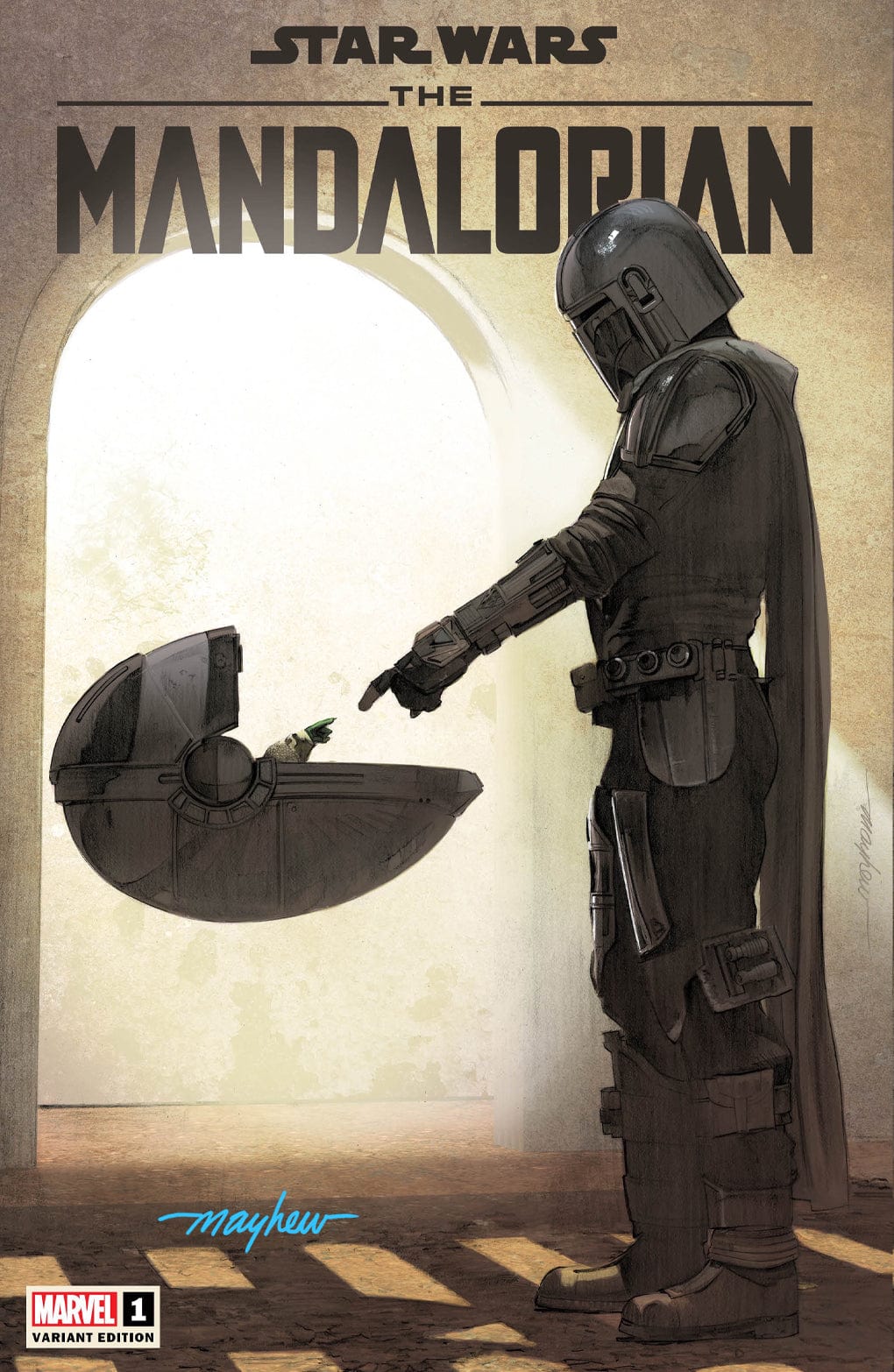 Mandalorian 1 Signed 2024 by Mike Mayhew