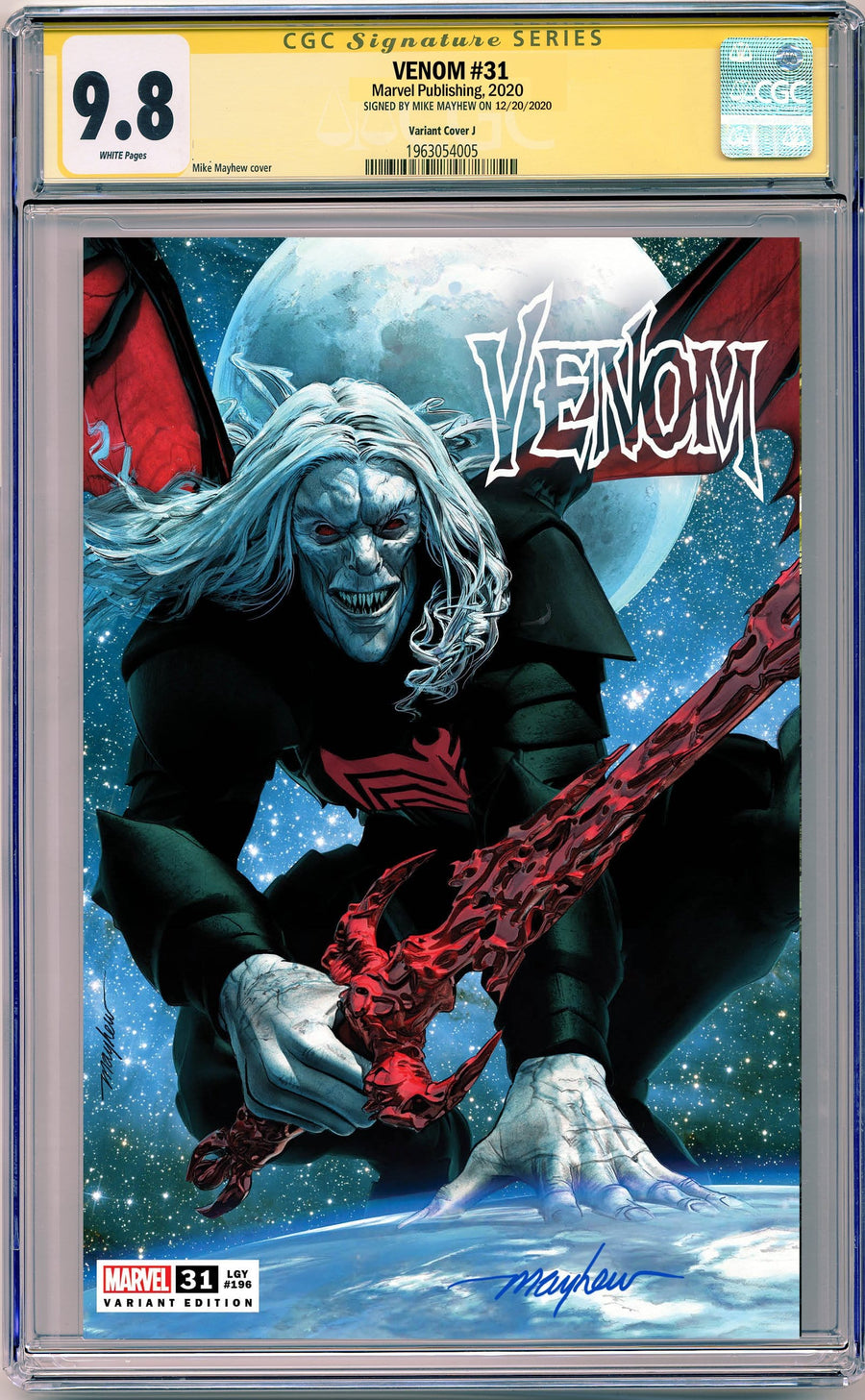 VENOM #31 MIKE MAYHEW STUDIO EXCLUSIVE VARIANTS CGC SIG SERIES 9.6 AND ABOVE OPTIONS